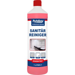 Putzboy Sanitärreiniger 1 l Flasche für Bad & WC Reinigung.