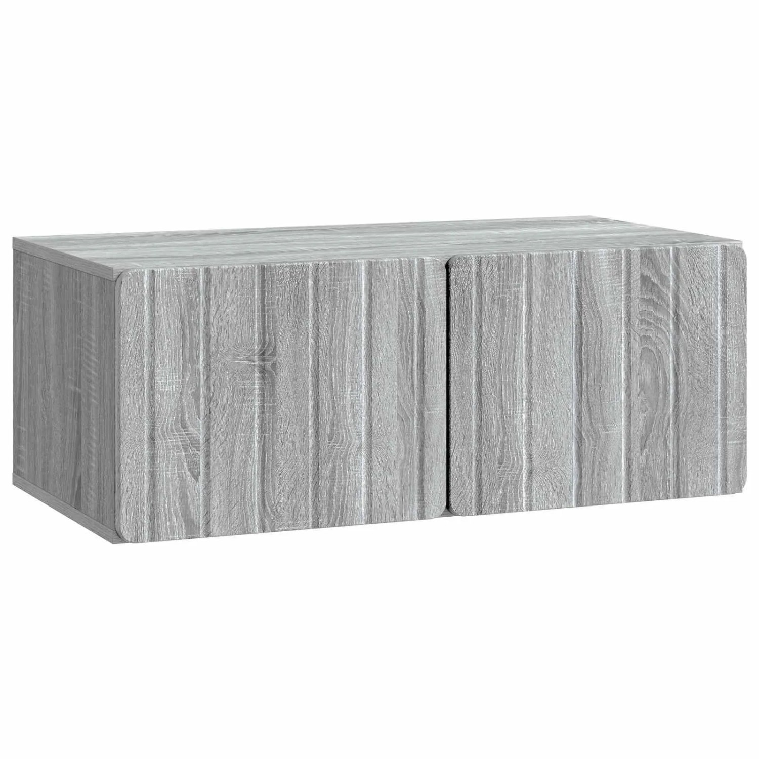 vidaXL Wandmontierter TV-Schrank Graues Sonoma 78,5 x 41 x 30 cm 898351
