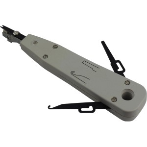 Schwaiger Anlegewerkzeug LSA Plus für Netzwerktechnik mit ausklappbaren Werkzeugen.