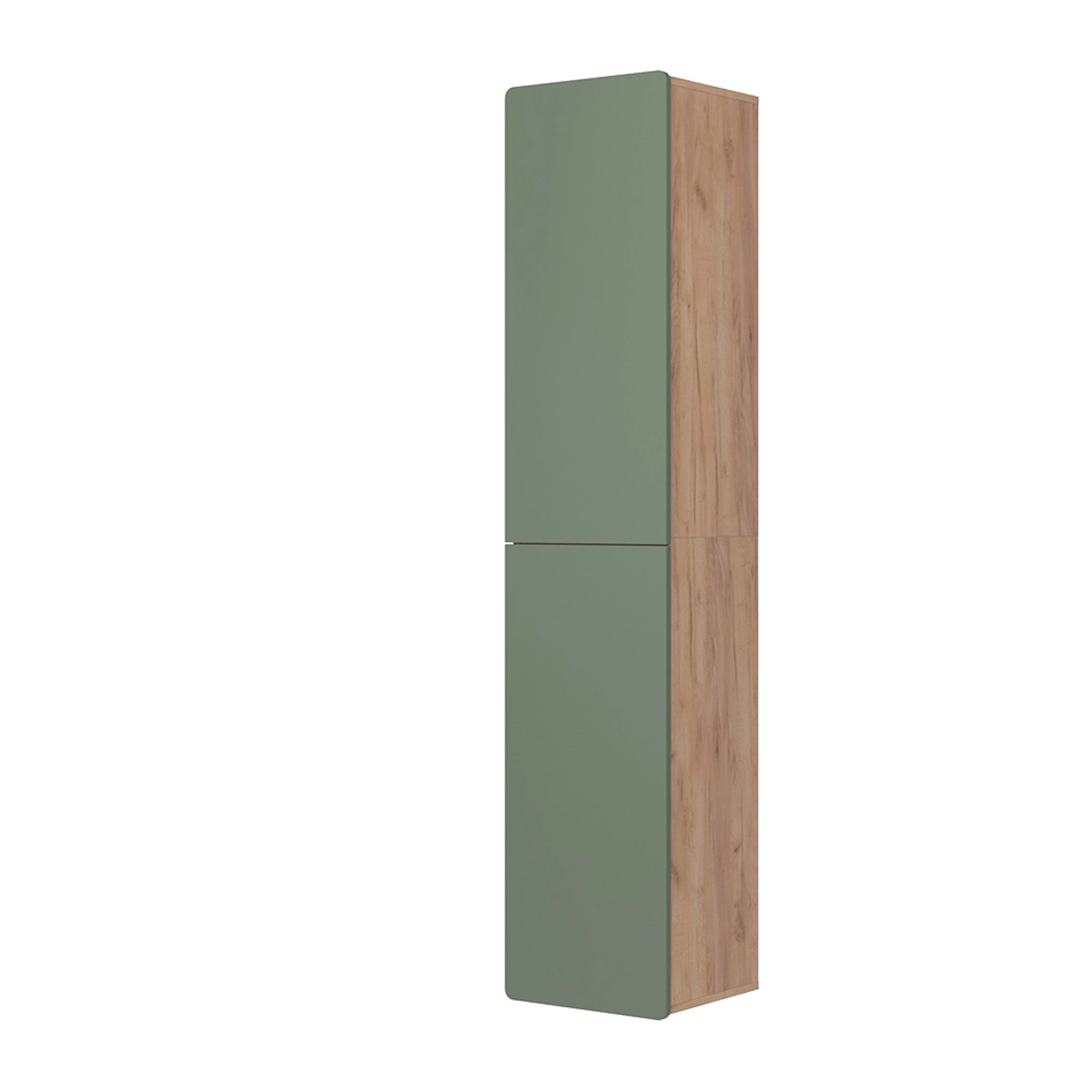 Vicco Hochschrank Izan Grün/Goldkraft Eiche 37 x 172 cm günstig online kaufen