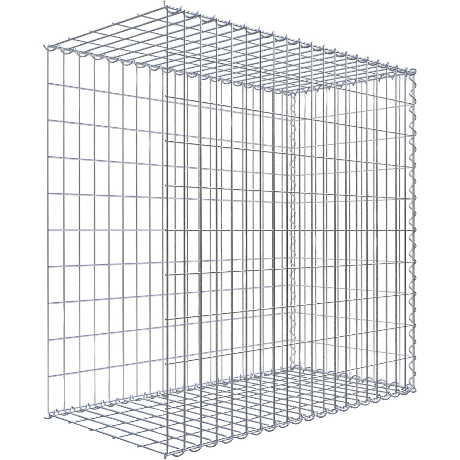 Gabiona Gabione-Anbaukorb Typ 2 100 x 100 x 50 cm Maschenw 5 x 10 cm