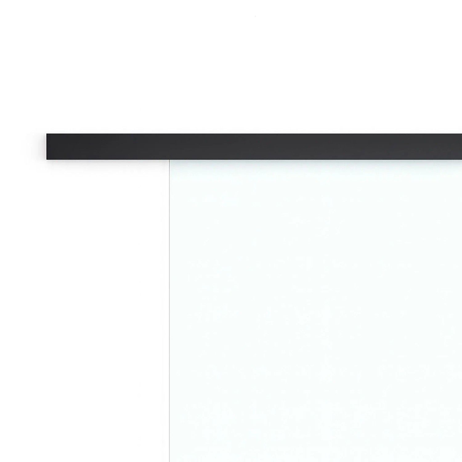 Dorma MUTO M 60 2.0 Glasschiebetür Schiebetürbeschlag 1,90 m Glastür Schiebetürsystem Laufschiene Schwarz 190 x 6,1 x 5,8 cm