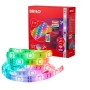Brilo Wifi-LED-Strip RGBIC 5 m mit Fernbedienung und Verpackung.