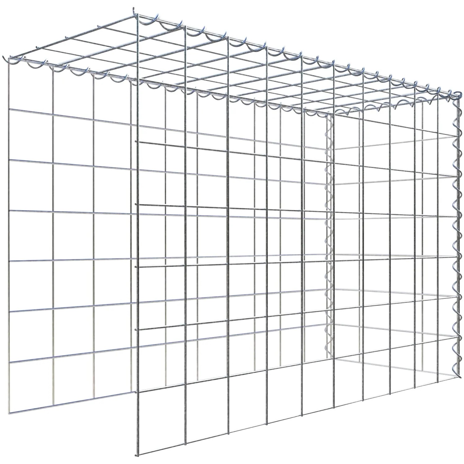 Gabiona Gabione-Anbaukorb Typ 4 70 x 100 x 40 cm Maschenw 10 x 10 cm