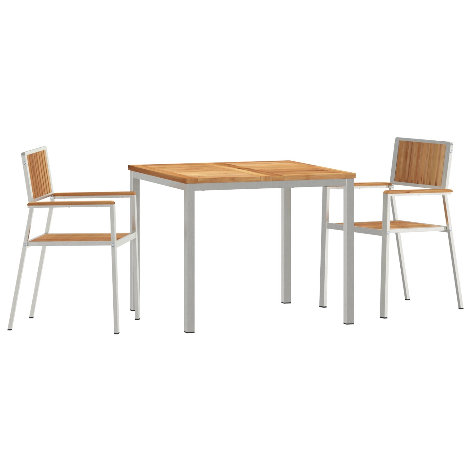 vidaXL 3tlg Garten Essgruppe aus Massivem Teakholz 3334797 günstig online kaufen