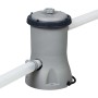 Bestway Flowclear Filterpumpe (2.006 l/h) mit Schläuchen für Pools.