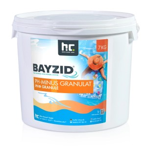 Bayzid pH Minus Granulat 7kg im Eimer zur Pool PH Regulierung.