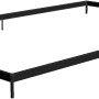 Fundament für Juliana Gärtner Gewächshaus 18,8 m², Stahl, schwarz pulverbeschichtet.