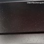 Detailaufnahme der Oberflächenstruktur des anthrazitfarbenen Sojag Pavillon Moreno.