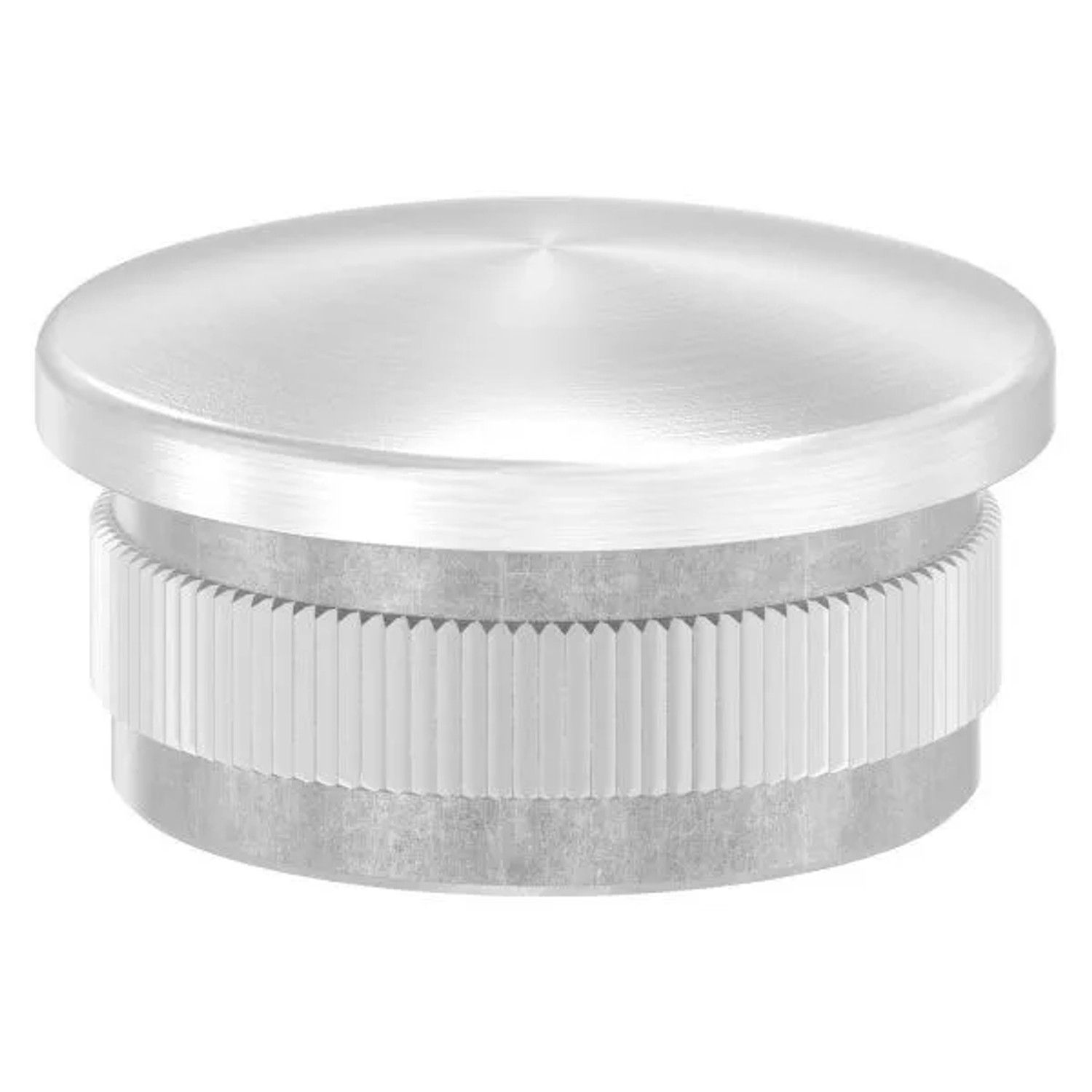 FeNau Einsteckkappe Edelstahl V4A Für Rohr Ø 33,7 mm X 2,0 mm Leicht Gewölbt