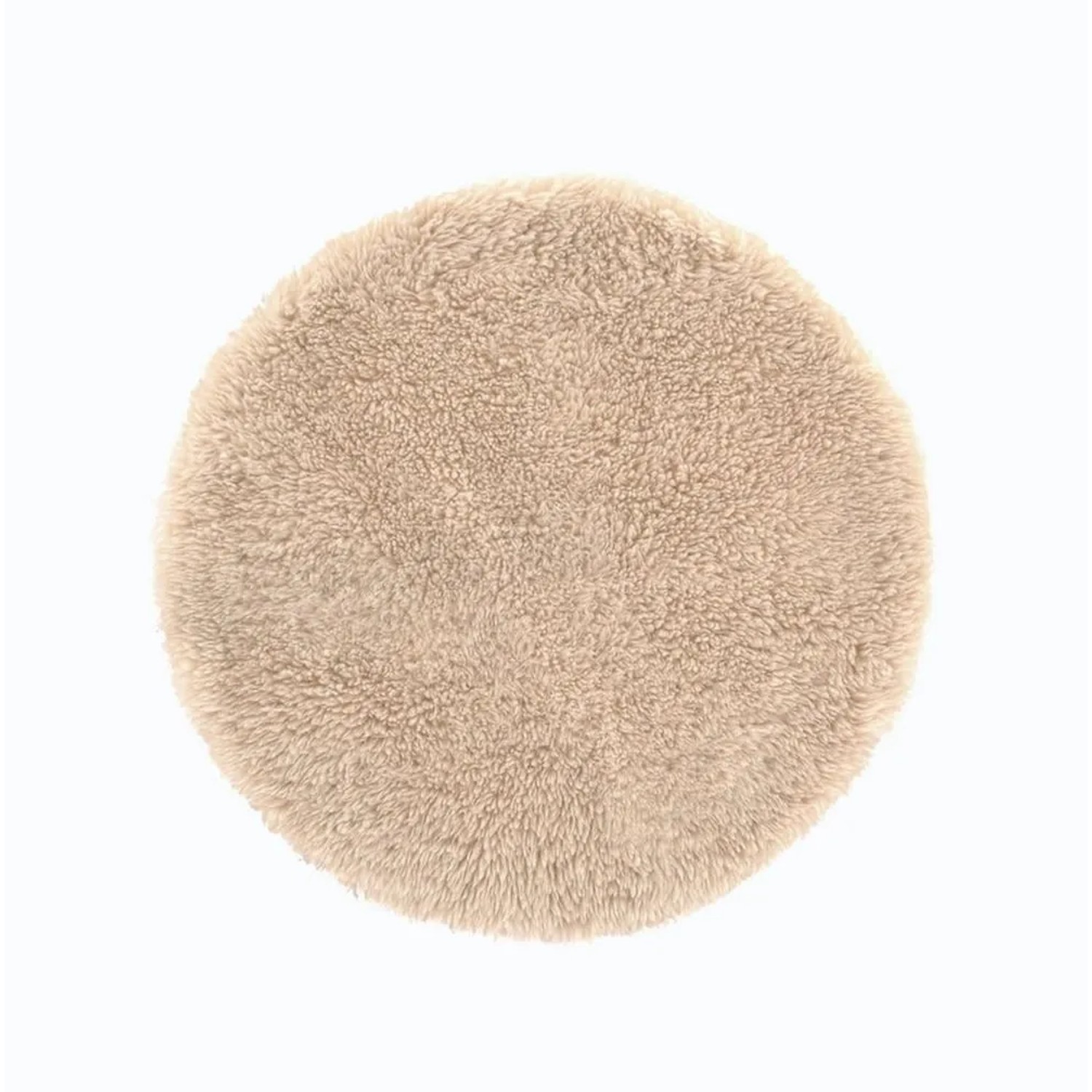 Vercai Rugs Teppich Curly Natur Beige 90 x 90 cm