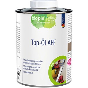 Biopin Top-Öl Farblos, 500ml Dose für Holzoberflächen im Innenbereich.