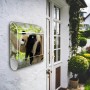 Banjado Design Briefkasten Weiß Pulverbeschichtet 39x47x14cm 2 Schlüssel Mit Zeitungsfach Motiv Panda_2