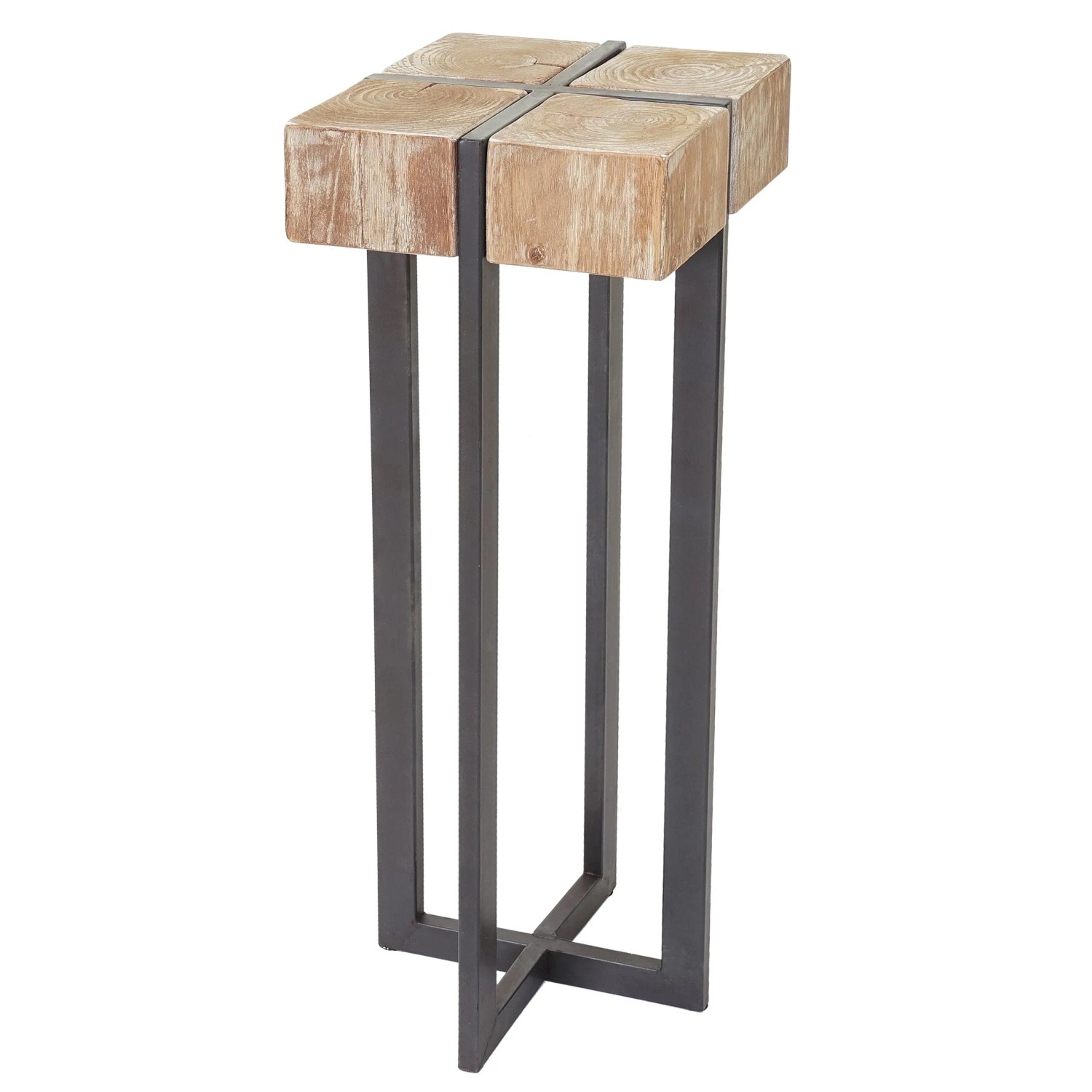MCW Blumentisch A15 Tanne Holz Rustikal Massiv 100x32x32cm