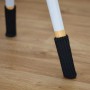 Relaxdays Stuhlbeinsocken Acryl Filz Schwarz 24er Set 8,5 cm x 2,5 cm_3