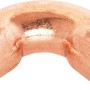 Löt-Bogen aus Kupfer, 90 Grad, Durchmesser 12 mm, für Kupferrohr-Verbindungen.