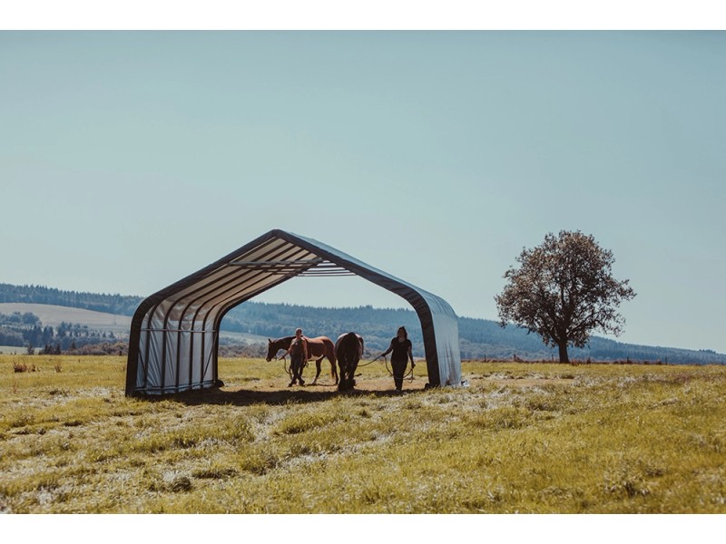 ShelterLogic Run-In-Shed Weidezelt 680 cm x 730 cm kaufen bei OBI