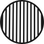 Runder Modulargrillrost für American Charcoal Holzkohlegrills, Ersatzteil.