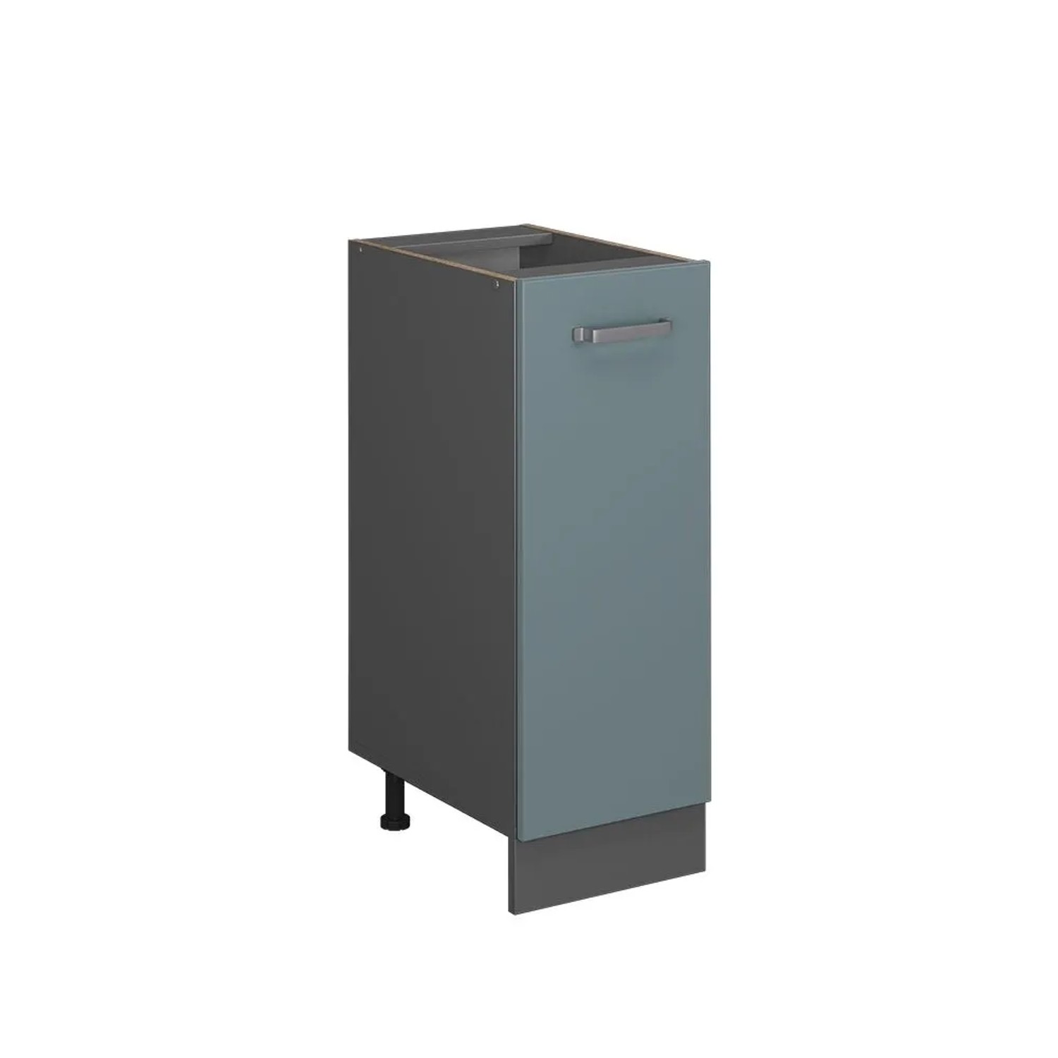 Vicco Apothekerschrank R-Line Blau-Grau Anthrazit 30 cm ohne Arbeitsplatte