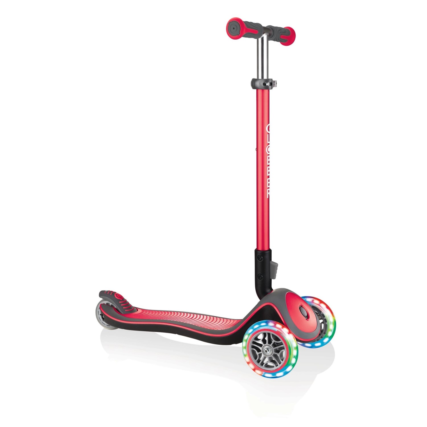 Globber Elite Deluxe Lights Tretroller Kinder 120/80 mm ABEC 5 3-Rädrig Höh günstig online kaufen