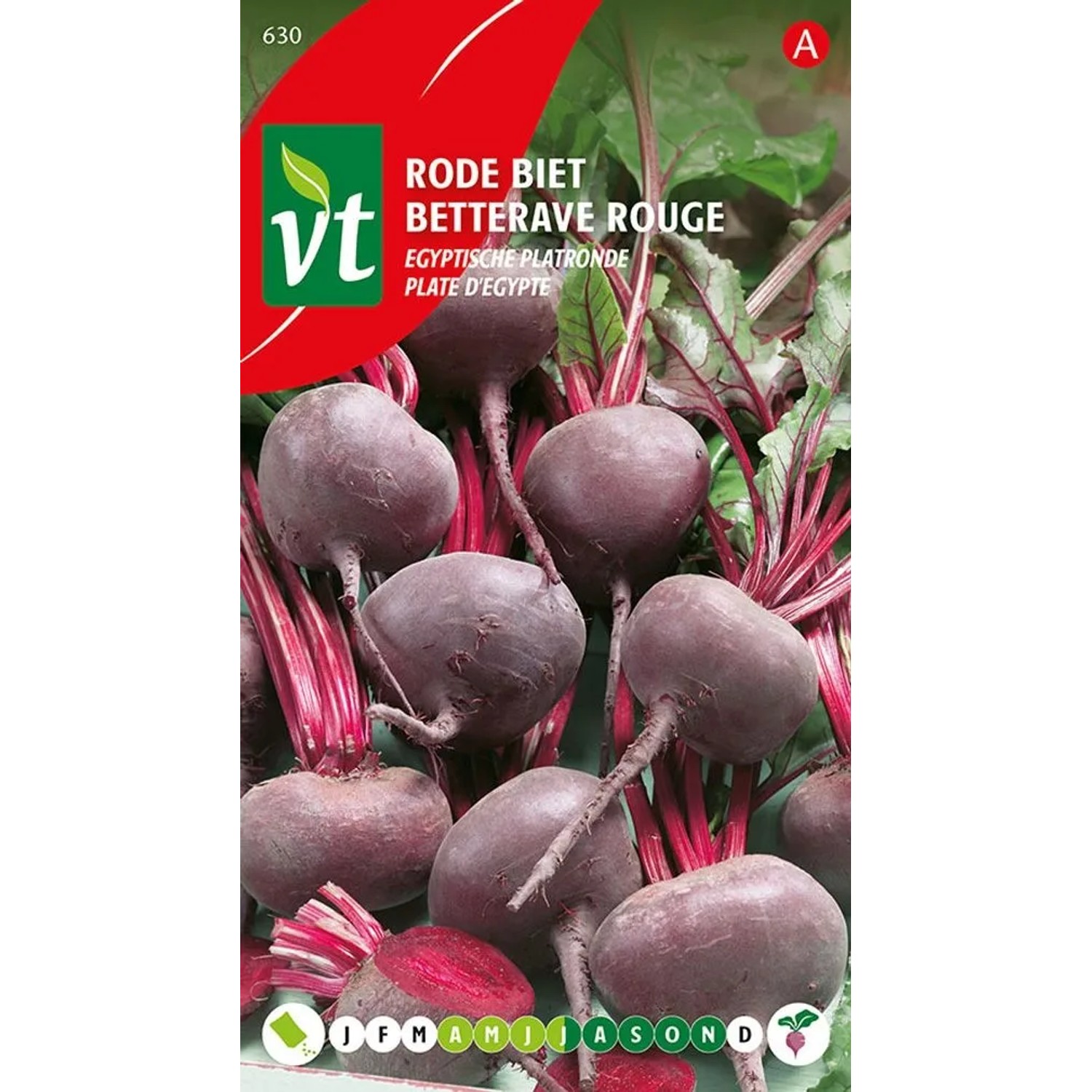 Rote Bete Ägyptisch Flach Rund SamenCa. 5 grReich an Antioxidantien