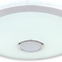 Weiße Globo LED-Deckenleuchte Dunny, 2-flammig, mit integriertem Lautsprecher.