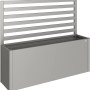 Biohort Rankgitter, Quarzgrau-Metallic, für Hochbeet. Pflanzenstütze aus Metall.