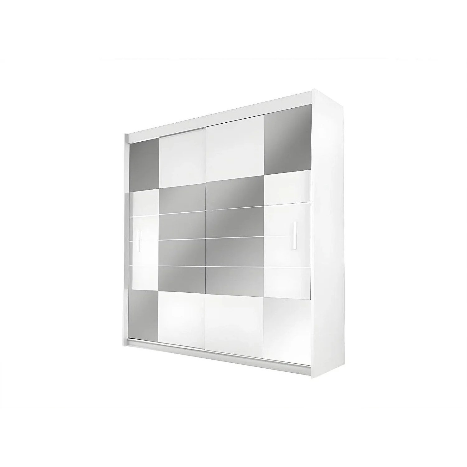 Vente-unique Kleiderschrank Rovinja Weiß 203 cm