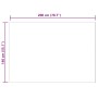 vidaXL Kunstschaffell Teppich Tafalla Weiß 140 x 200 cm Polyester 42021461_10