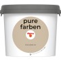 Eimer Alpina Wandfarbe Pure Farben Graubeige, 2,5 l, matte Innenfarbe.