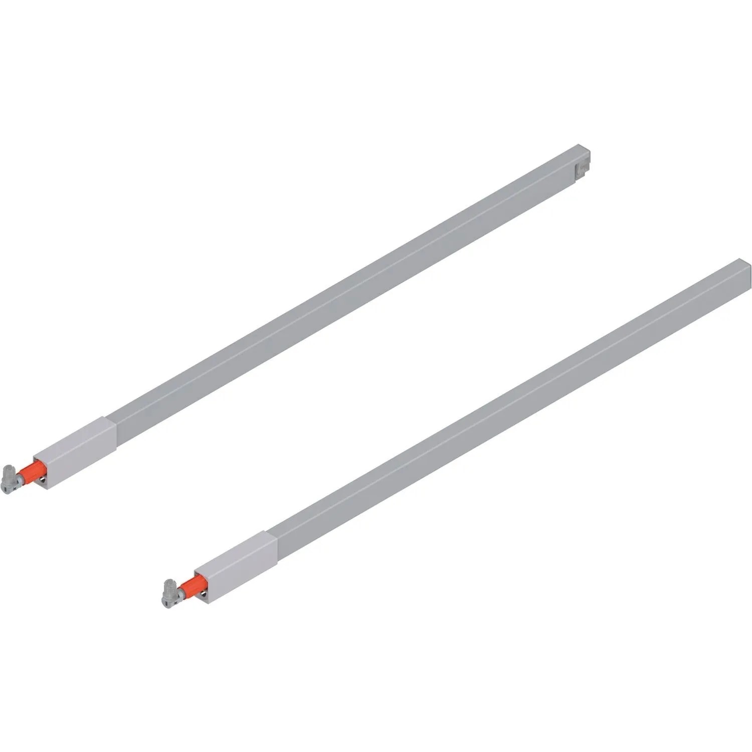 Blum Längsreling-Set Tandembox antaro Nennlänge 650 mm Grau