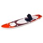 vidaXL SUP-Board-Set Aufblasbar Rot 300x76x10 cm 93382_2