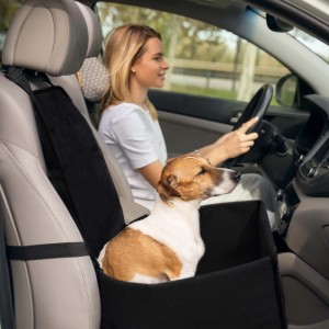 Fudajo Wiltec Autositz Kleine Bis Mittlere Hunde 100X45 Cm Sicherheitsgurt Hundesitz
