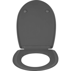 WC-Sitz Cerro Anthrazit mit Absenkautomatik und Quick-Release Funktion.