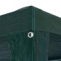 Detailaufnahme grünes Partyzelt 3x9m aus PE, Ecke mit Öse.