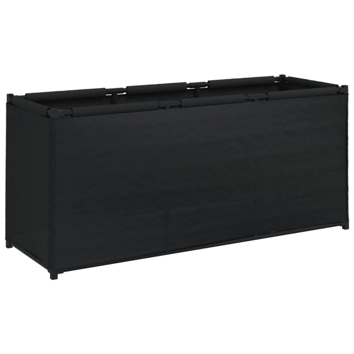 vidaXL Kleintierkäfig Schwarz 105x34,5x45 cm Stoff