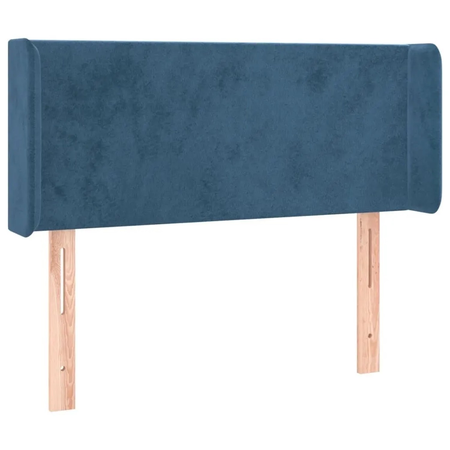 vidaXL Kopfteil mit Ohren Dunkelblau 83x16x78/88 cm Samt 3118522