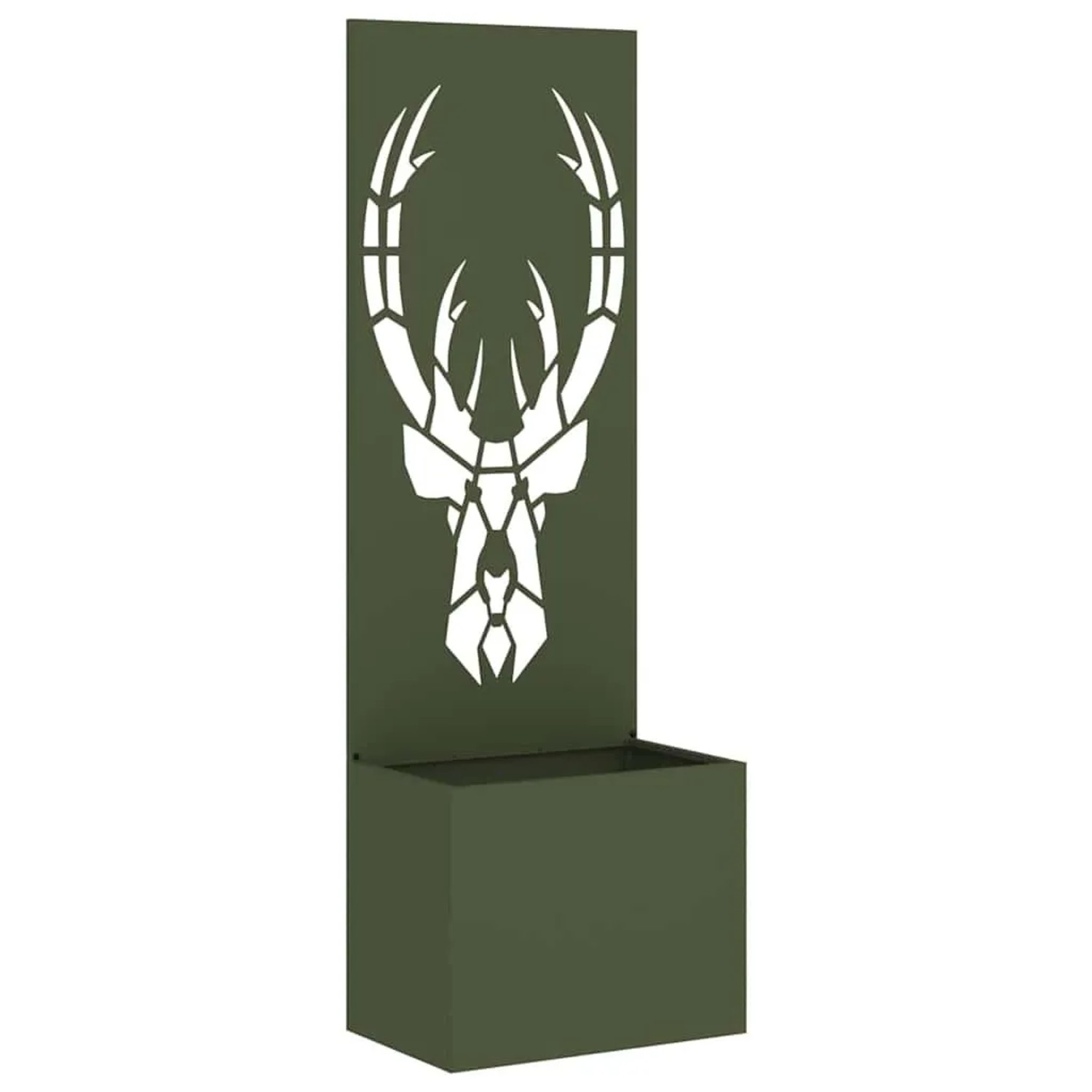 vidaXL Garten Sichtschutz-Leinwand Tiermuster Olivgrün 50 x 140 cm 876486