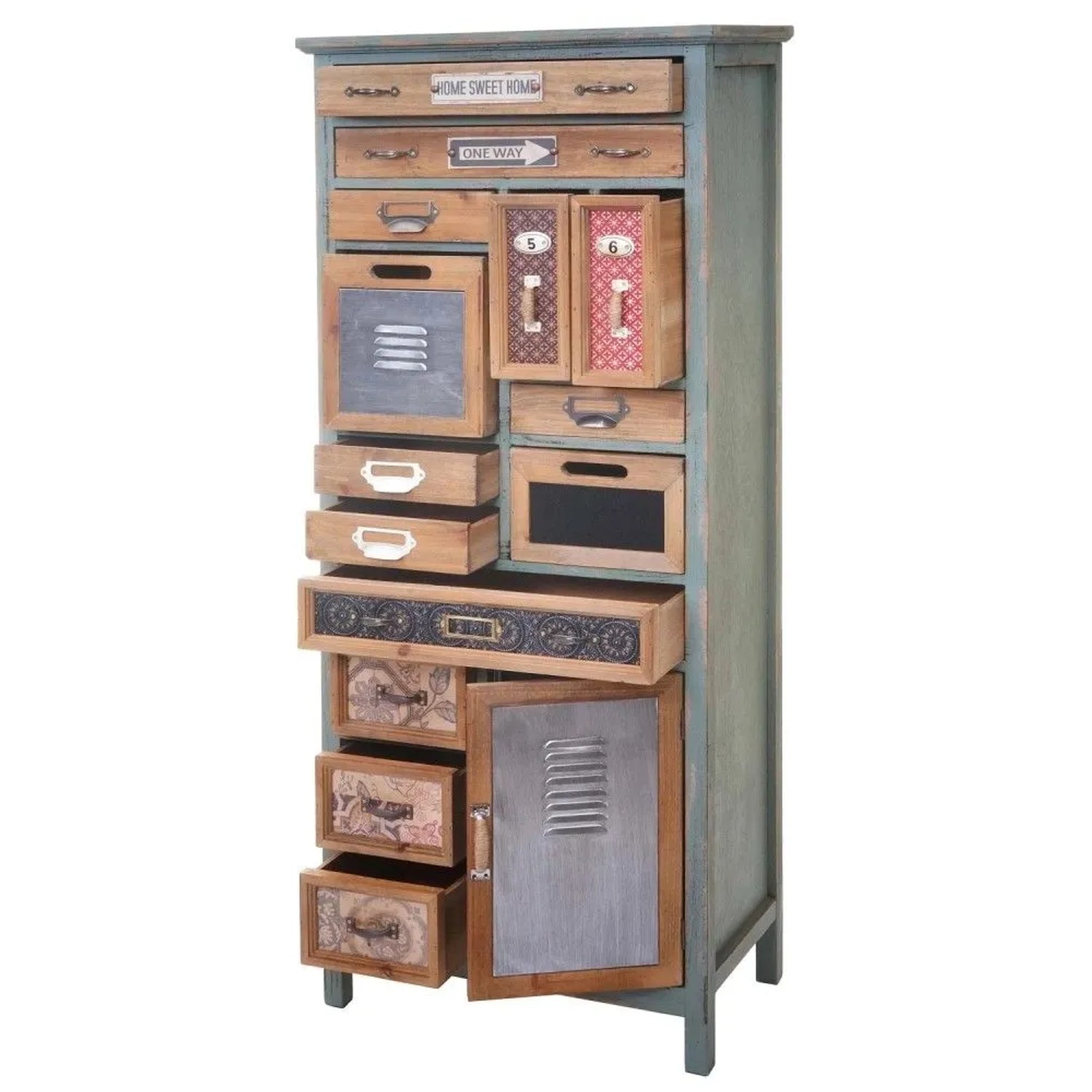 Mcw Apotheker-Schrank A43 138x57x32cm