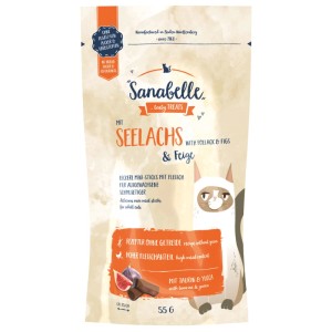 Sanabelle Katzen-Nassfutter Snack Seelachs/Feige 55 g