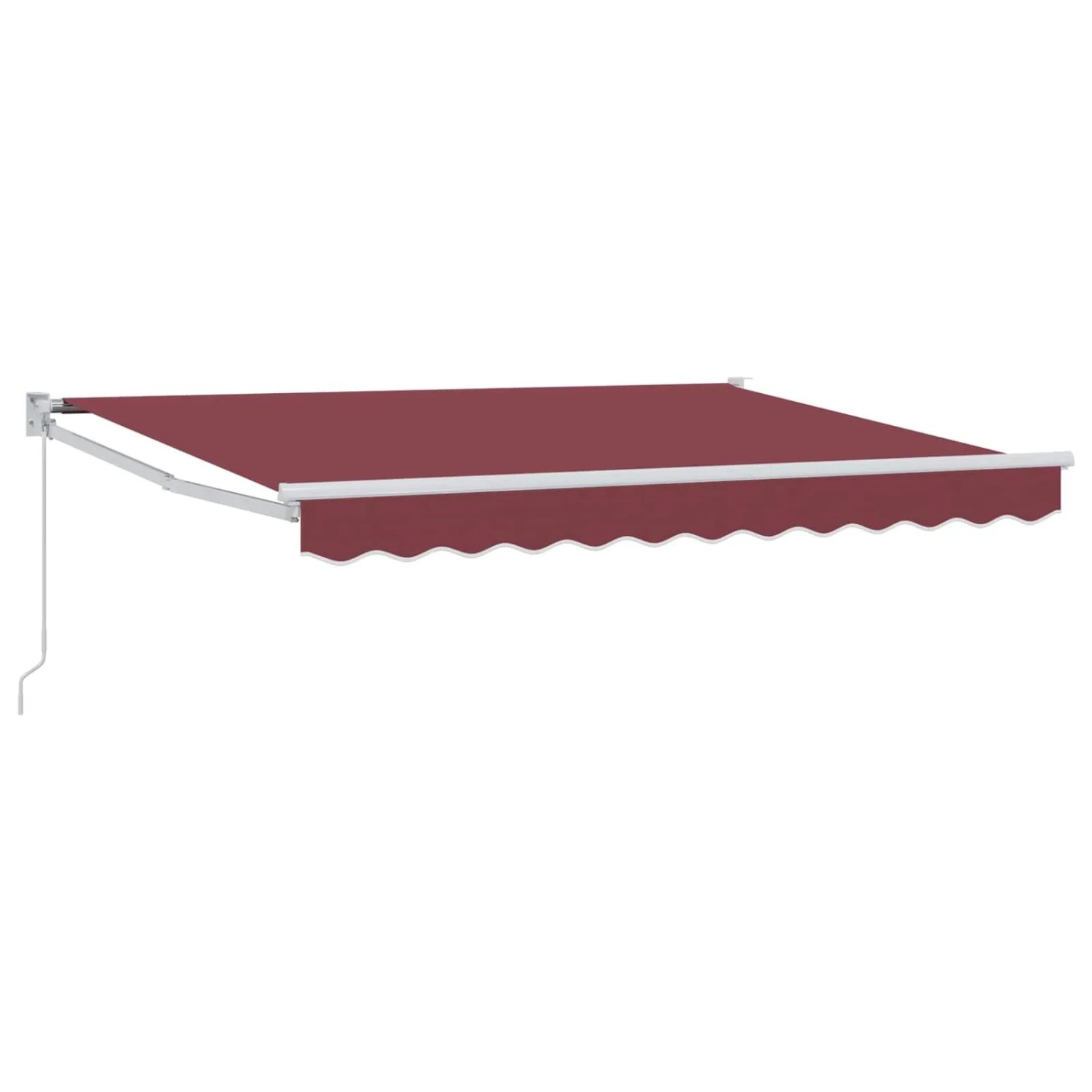 vidaXL Manuell Einziehbare Markise Bordeauxrot 3 x 2 m 3418890