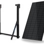 SUNSHARE RAY 200W Solarmodul mit schwarzer Halterung für Balkonkraftwerke.