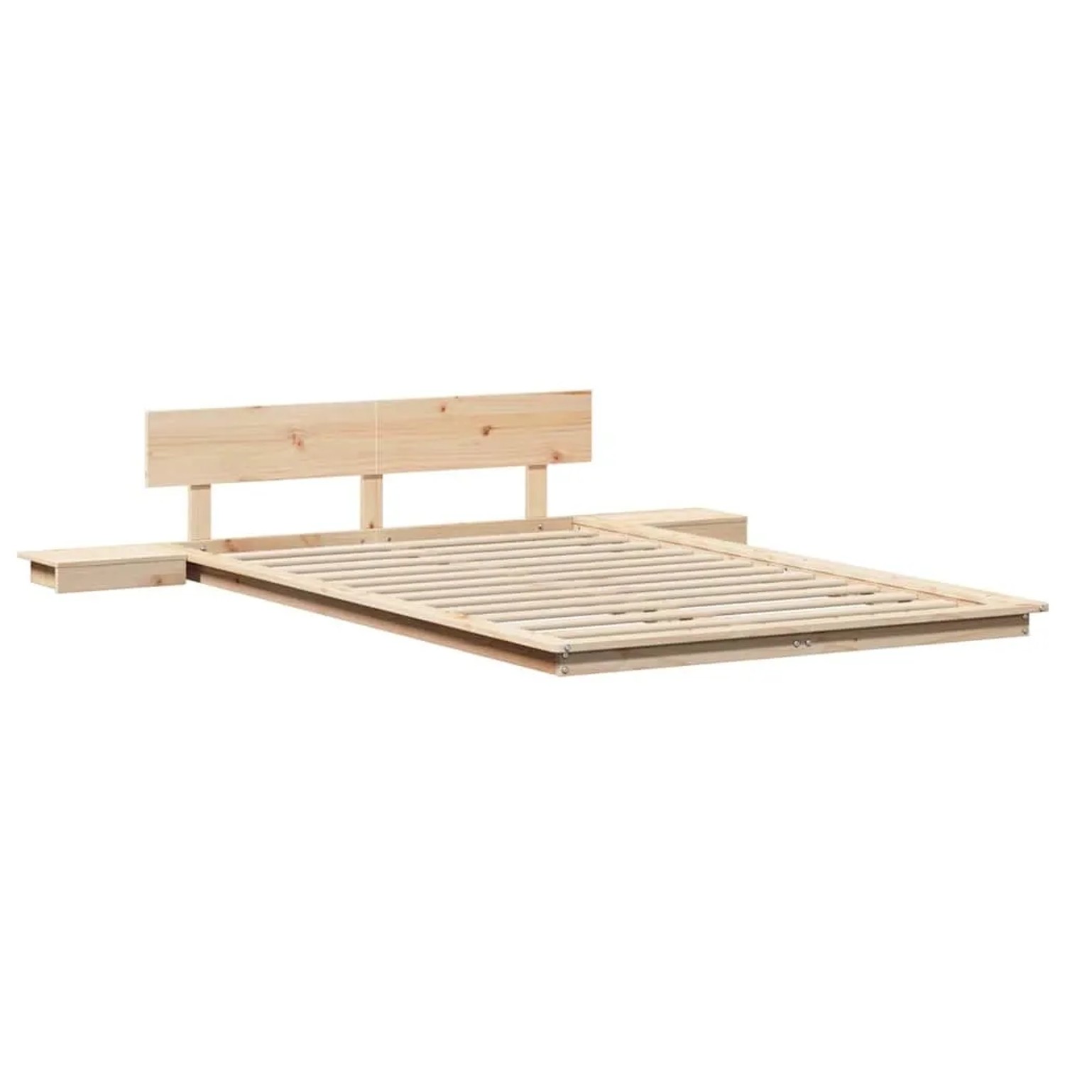 vidaXL Bettgestell Braun 120 x 190 cm Holz 872410 günstig online kaufen