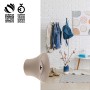 Wagner Wandhaken Hooks4home Tulip, Ø 40mm, taupe, zur Wandmontage.