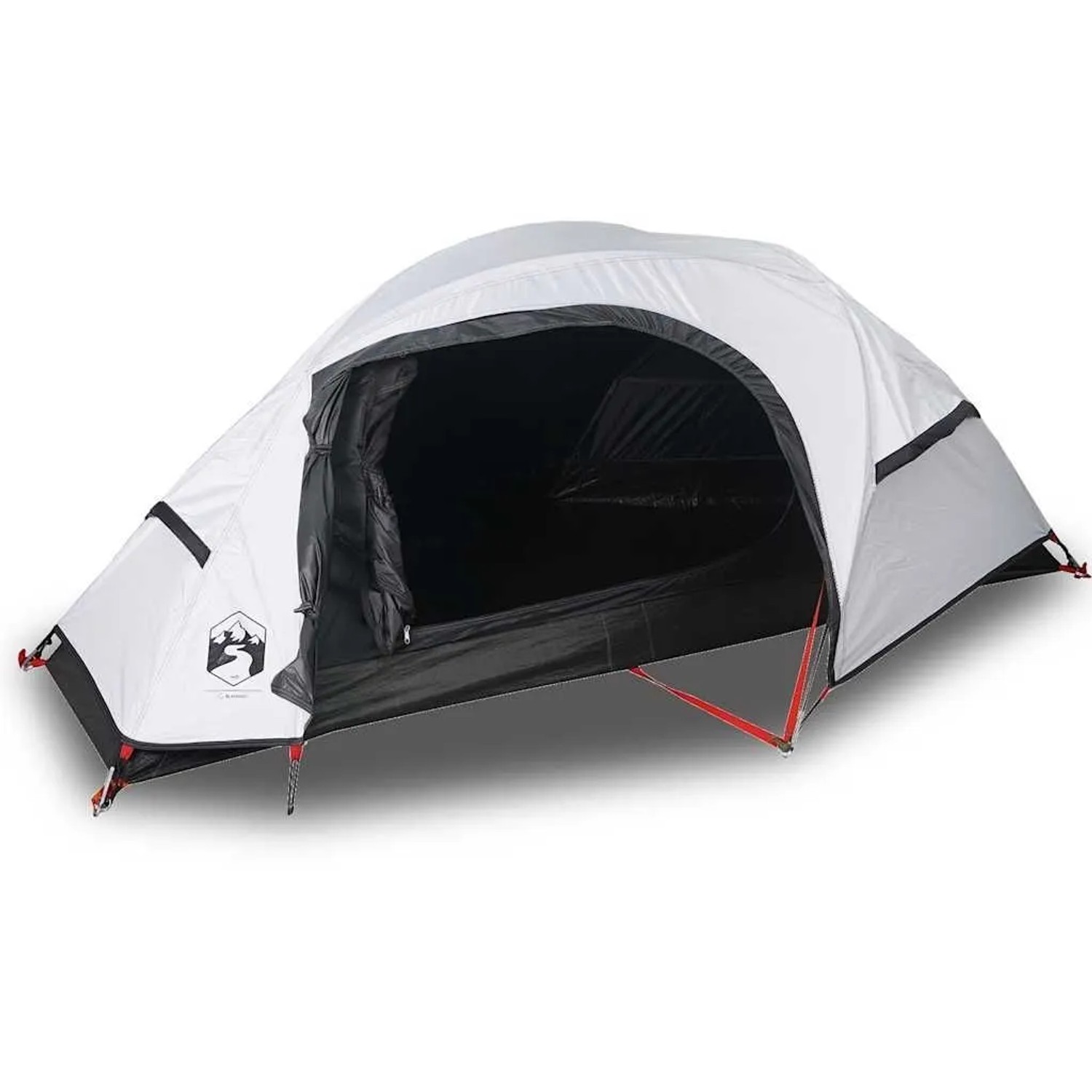 Furnicato Campingzelt Kuppel Weiß Verdunkelnd 230 X 140 X 88 Cm
