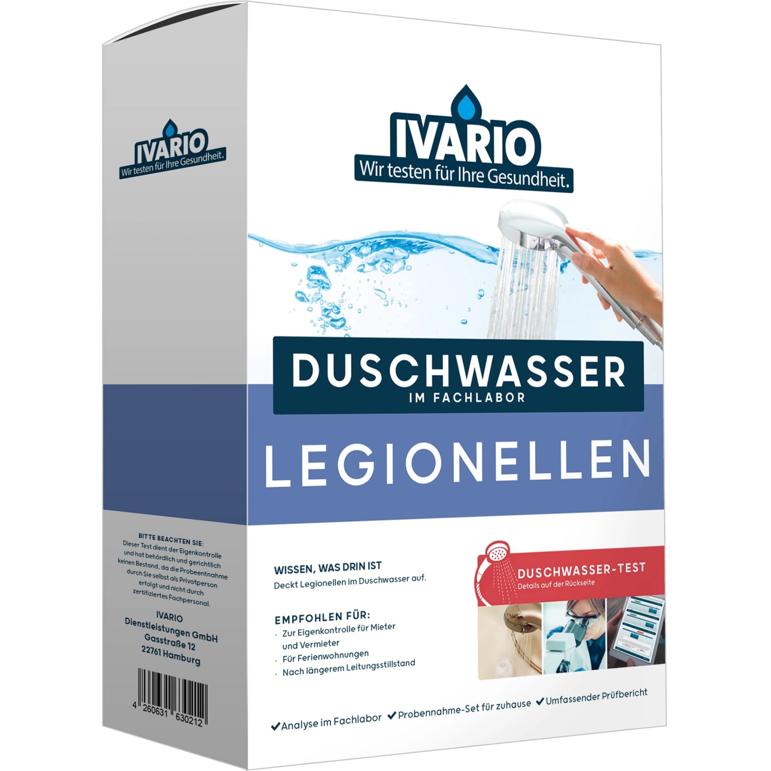 Ivario Duschwassertest Legionellen günstig online kaufen