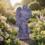 Relaxdays Grabengel Polyresin Grau Wetterfest Frostfest 46,5 cm x 23 cm x 14 cm_2