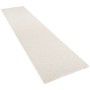 Sandfarbener Snapstyle Teppichläufer Bentzon, 100x300cm, Flachgewebe.