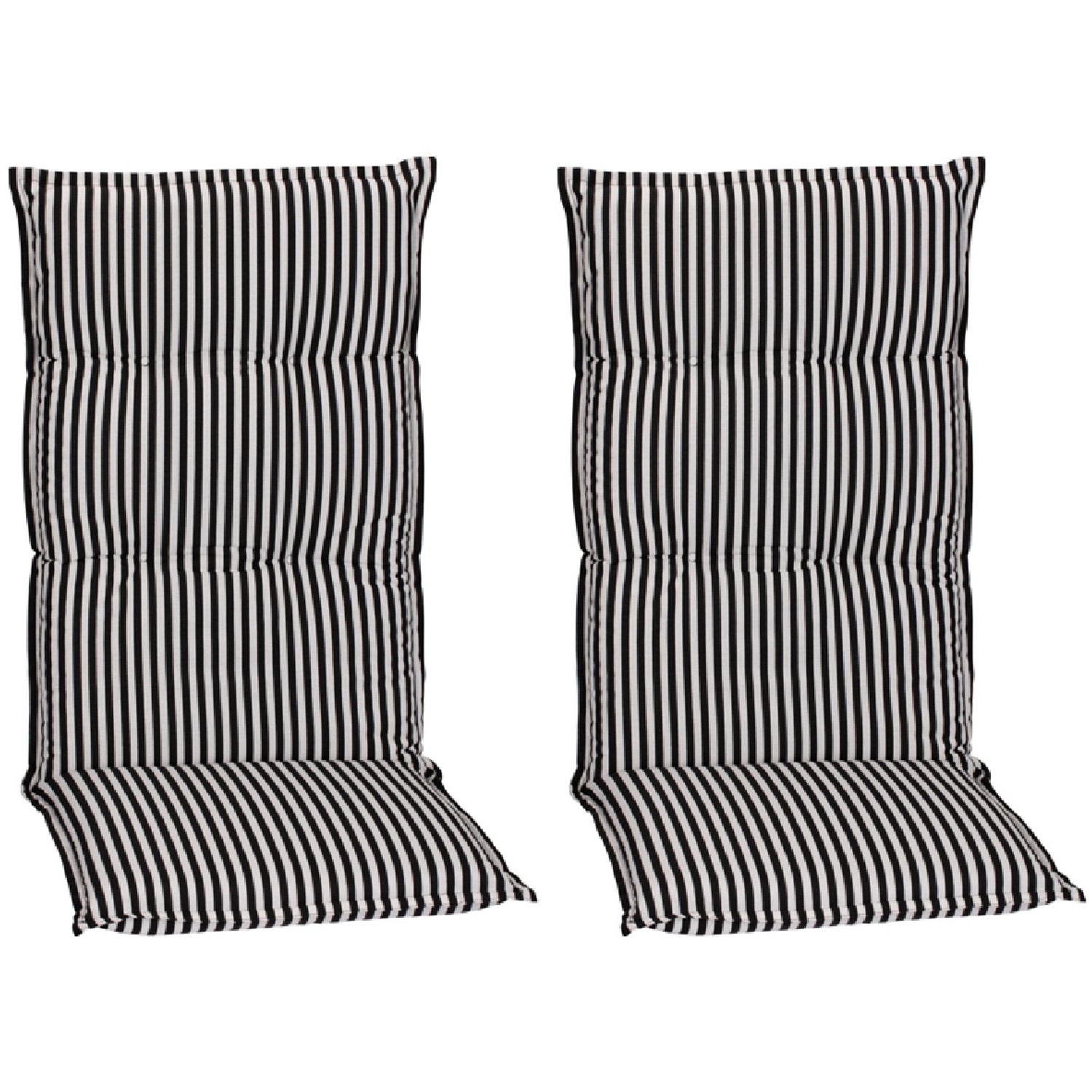 Beo Sitzauflage Hochlehner Tupelo 2er Set Schwarz-Weiß günstig online kaufen