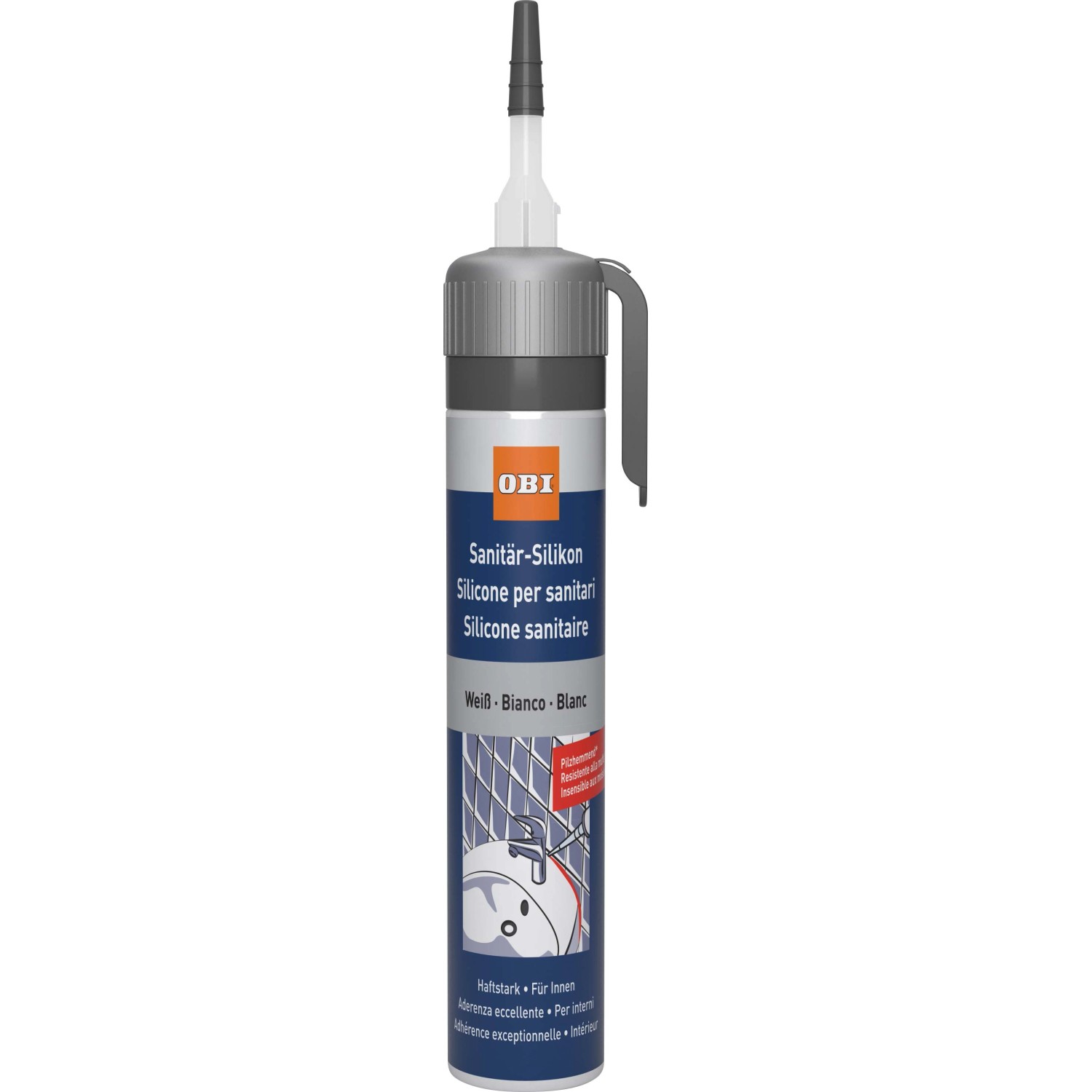 OBI Sanitär-Silikon Weiß 100 ml